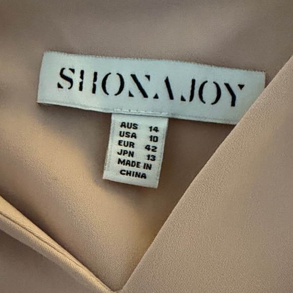 Shona Joy Blush Pink V-Neck Dress - Picture 5 of 5